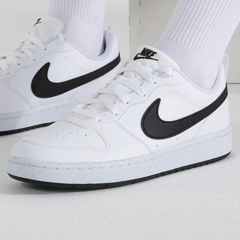 Nike Women's Shoes Court Borough Low (Gs) Sports Shoes, Fashionable Casual Shoes, Lightweight and Comfortable Low-Top Sneakers Dv5456-104