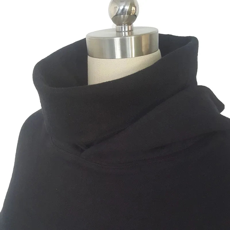 2025 Korean Fashion Hip Hop Punk Cropped Hoodie Men Women Techwear Style Adjustable Sport Casual Sleeveless Hoodies