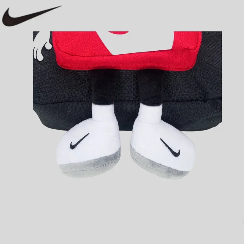 Nike Practical Backpack Summer Boys and Girls Storage Zipper Pocket Mesh School Bag NIKE HM9973-010