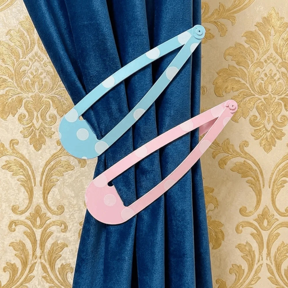 Cute Polka Dot Extra-large Hair Clips 20cm INS Hoodies BB Clip Creative Novelty Backpack Decoration Hairpin Curtain Decoration