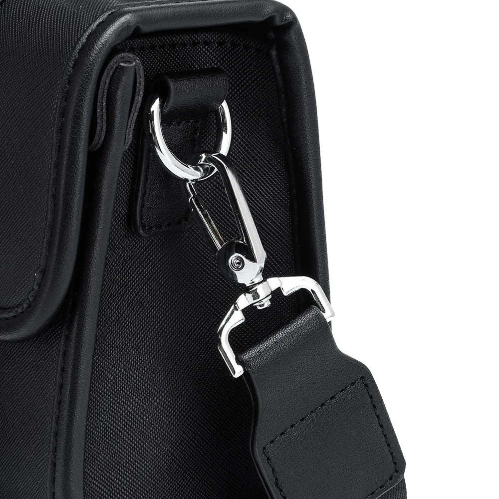Fashion Plaid Men's Crossbody Bag Large Capacity Shoulder Messenger Bag Men Luxury Flap Crossbody Bags Male Rectangle Handbags