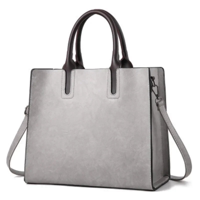 Large Capacity Women's Casual Tote Bag Women Leather Handbags Ladies Square Shoulder Bag Bolsas Femininas Fashion Crossbody Bag