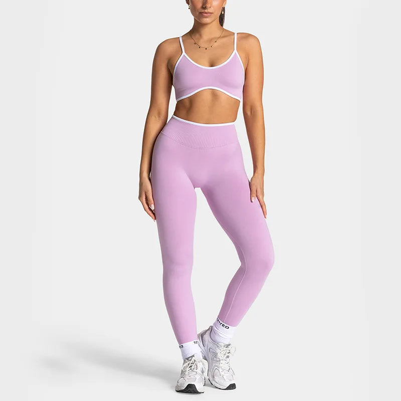 Ignite Sculpt Series Logo Scrunch Seamless Leggings Women Yoga Pants Hip Lifting Running Exercise Gym Sports Bra Fitness Shorts