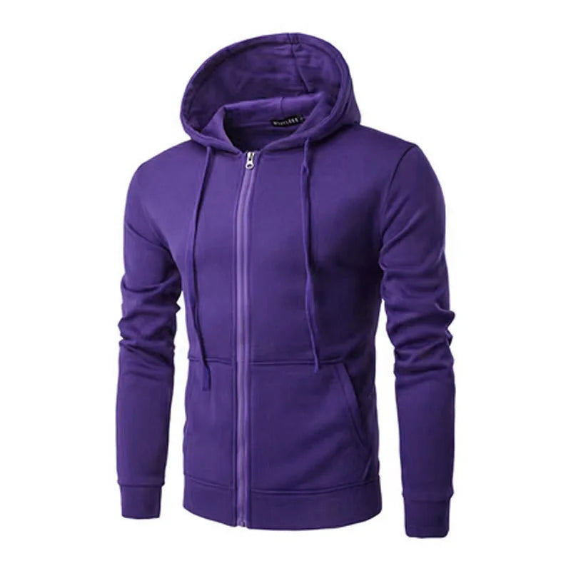 spring autumn Men Sweatshirts Long Sleeve Hoodie Zipper cardigan Male/woman Hoodies Sweatshirt Slim Fit Hoodie Male Clothing