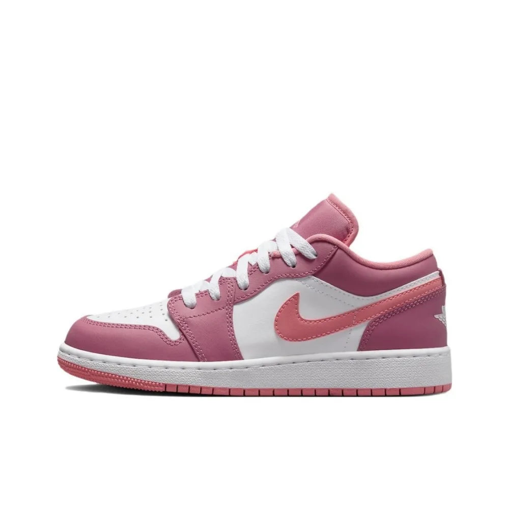 Nike Air Jordan 1 Low Unisex Basketball Shoes, Comfortable Cushioning, Perfect for Sports and Casual Wear 553558-174