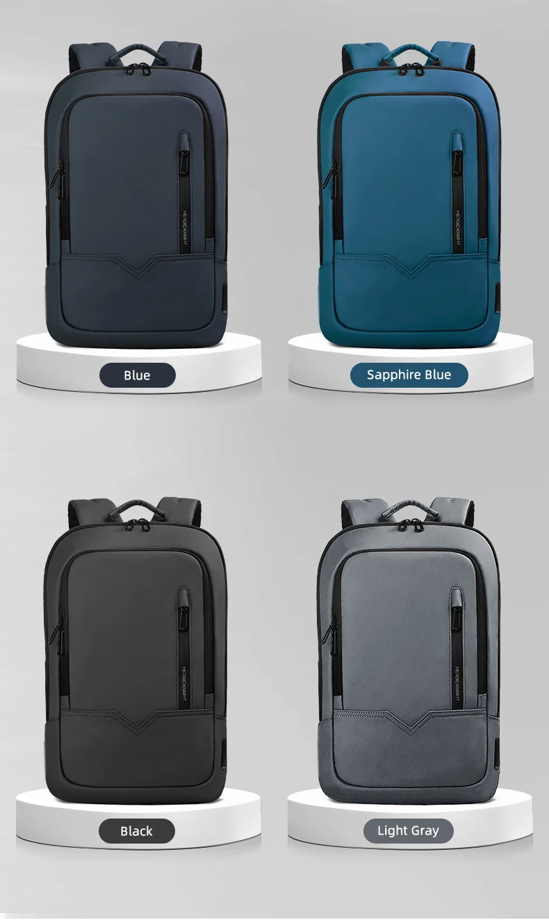 Heroic Knight Laptop Work Backpack Slim Men Waterproof Multifunctional 15.6"17" Business Trip Backpack Fashion Male School Bag