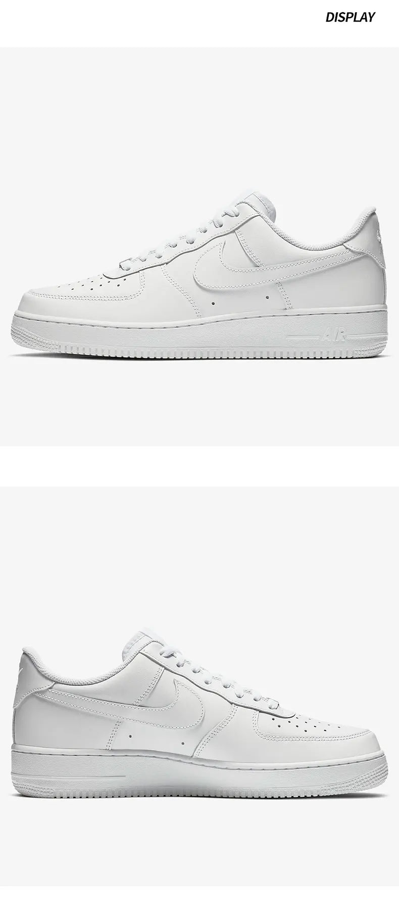Nike Official Authentic AIR FORCE 1 Men's Casual Wear resistant Fashion Board Shoes CW2288-111