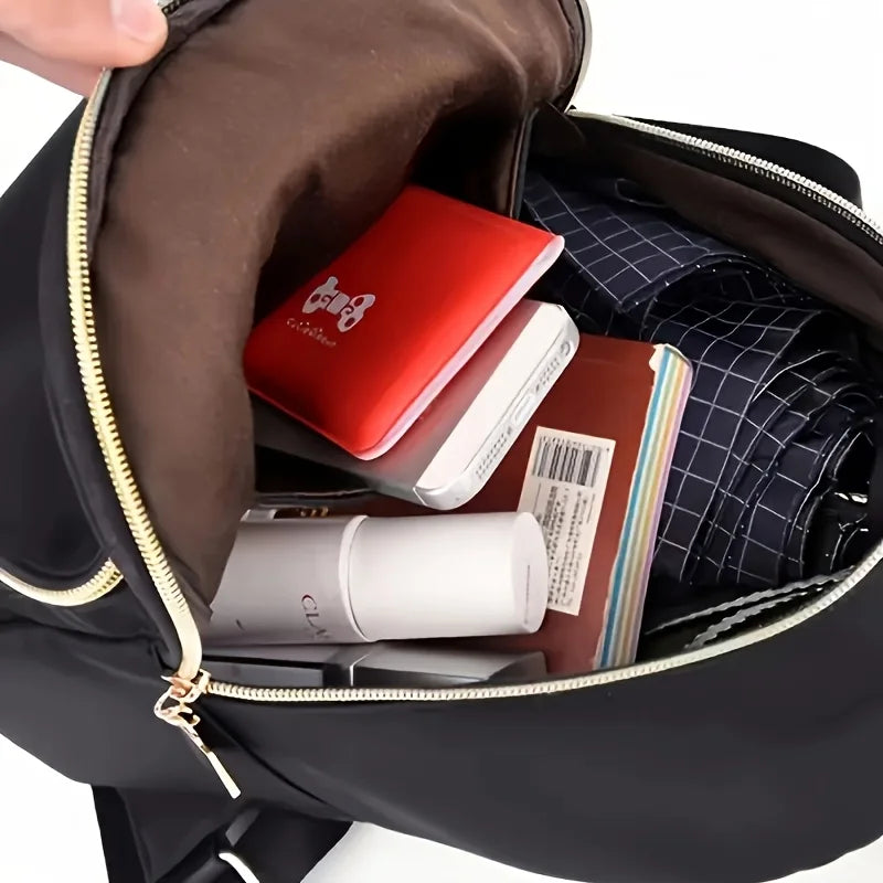 Fashion Women's Backpacks Large Capacity Nylon Bags Multiple Pockets Travel Backpack Daily Commuting