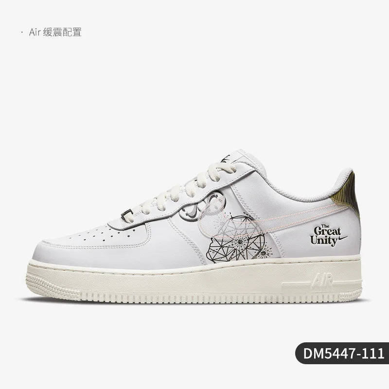 Nike genuine AIR FORCE 1 low cut men's sports and leisure board shoes DM5447-111