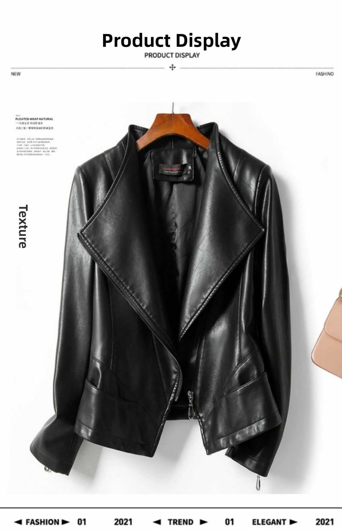 Ning Genuine Leather Jacket Women's Short Sheepskin 2026 Spring Autumn New Style Motorcycle Biker Jacket Slim Fit Korea...