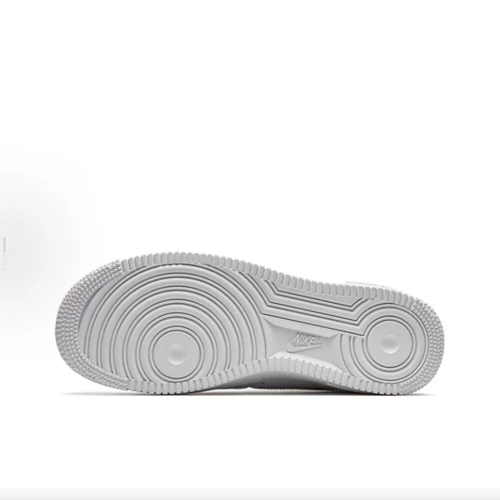 NIKE Air Force 1 Supreme Collaboration AF1 White Unisex Low-Top Casual Skate Shoes CU9225-100