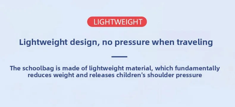 2025 New Design Large Capacity Ergonomic Teen School Backpack Waterproof Lightweight Spine Protection for Grades 1-3-6 Students