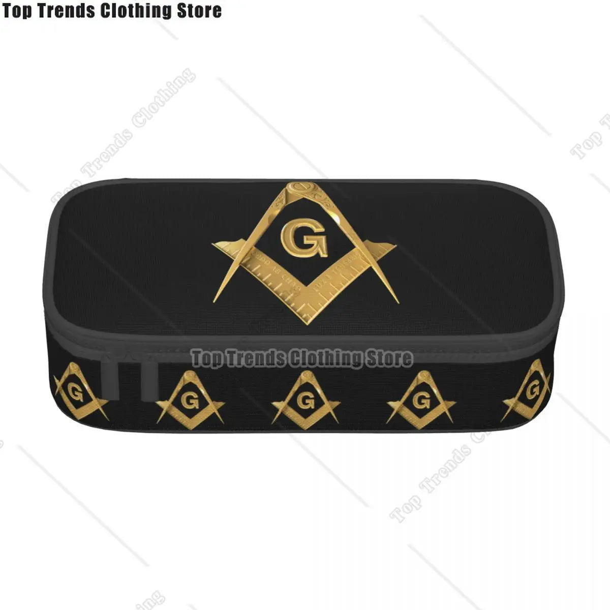 Kawaii Masons Masonic Freemason Pencil Cases for Girl Boy Big Capacity Mason Freemasonry Pencil Pouch Stationery