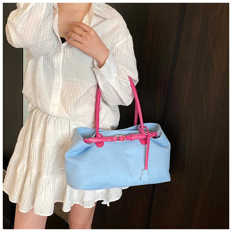 2026 High Quality Fashionable Versatile Commuting Handbag Simple Casual Large Capacity Single Armpit Shoulder Bag for Women