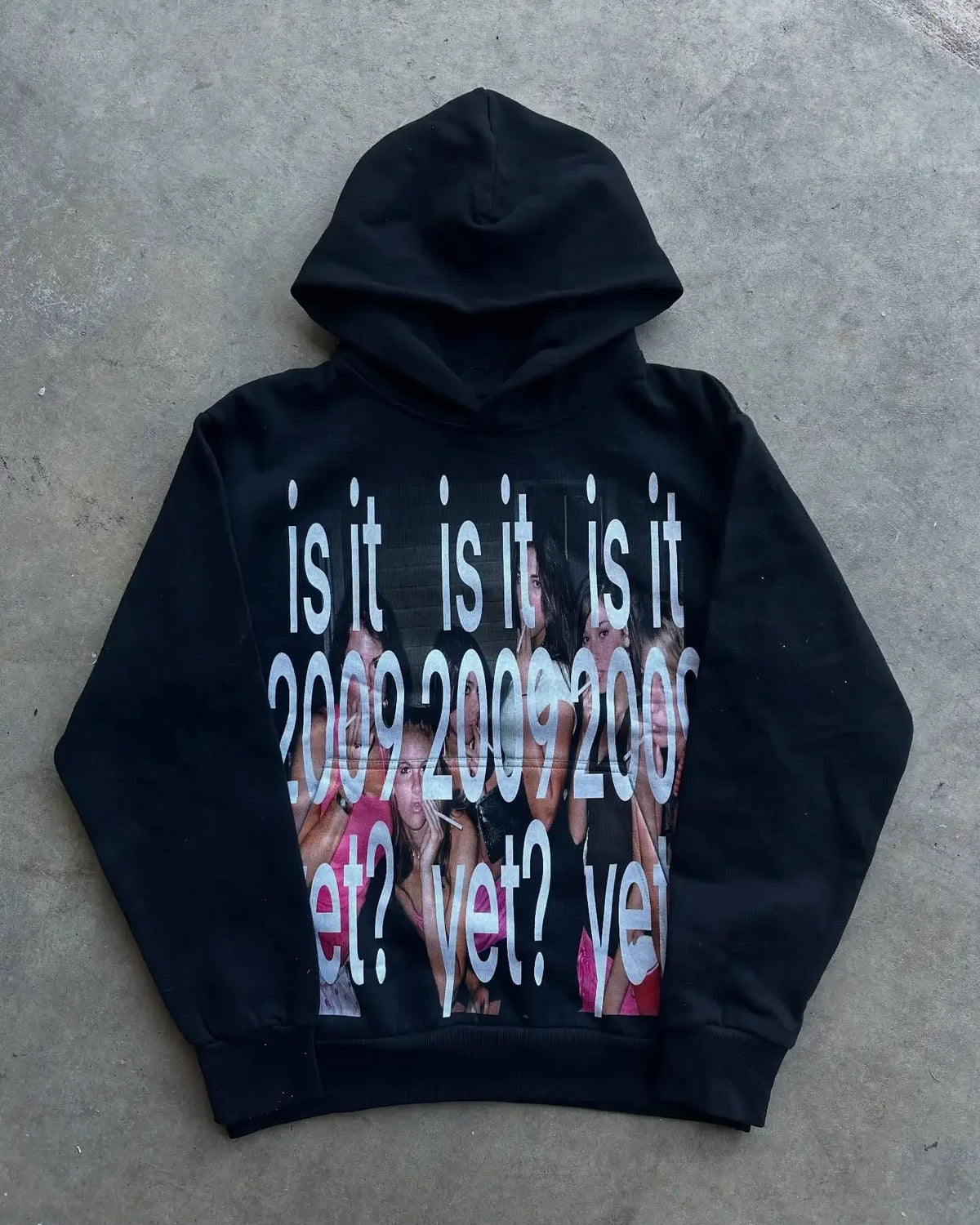 Vintage Embroidery Print Hoodies Women Grunge Sweatshirt Tops Streetwear Harajuku Gothic Y2k Style Hoodie Women Clothing
