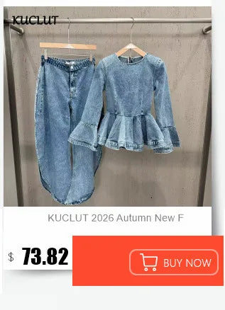 KUCLUT 2026 Autumn Stand Collar Cape With Ruffles Puffy PU Leather Jacket For Women Short Zipper Motorcycle Style Coat 1A4196