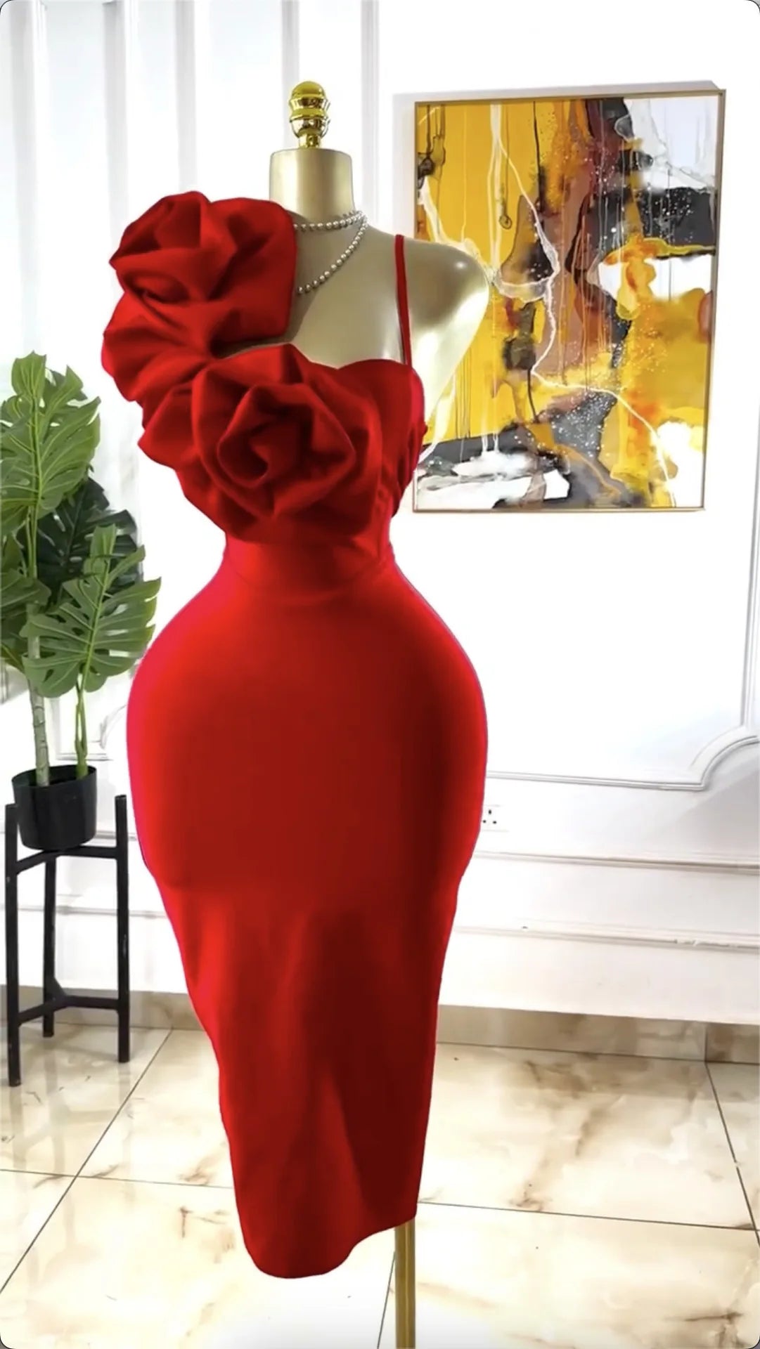 CM.YAYA Women Floral Applique Sleeveless Strap Midi Dress 2026 Summer Elegant Holiday Birthday Sexy Club Party Evening Dresses