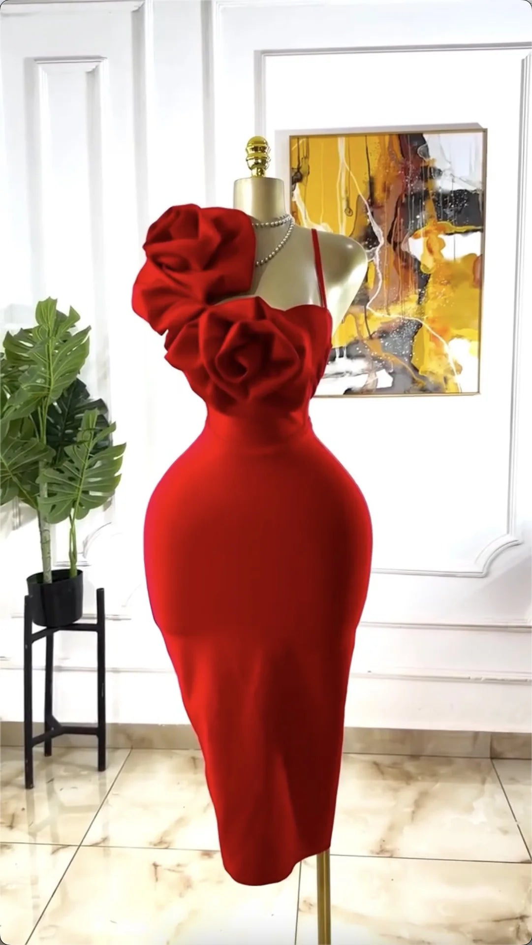 CM.YAYA Women Floral Applique Sleeveless Strap Midi Dress 2026 Summer Elegant Holiday Birthday Sexy Club Party Evening Dresses