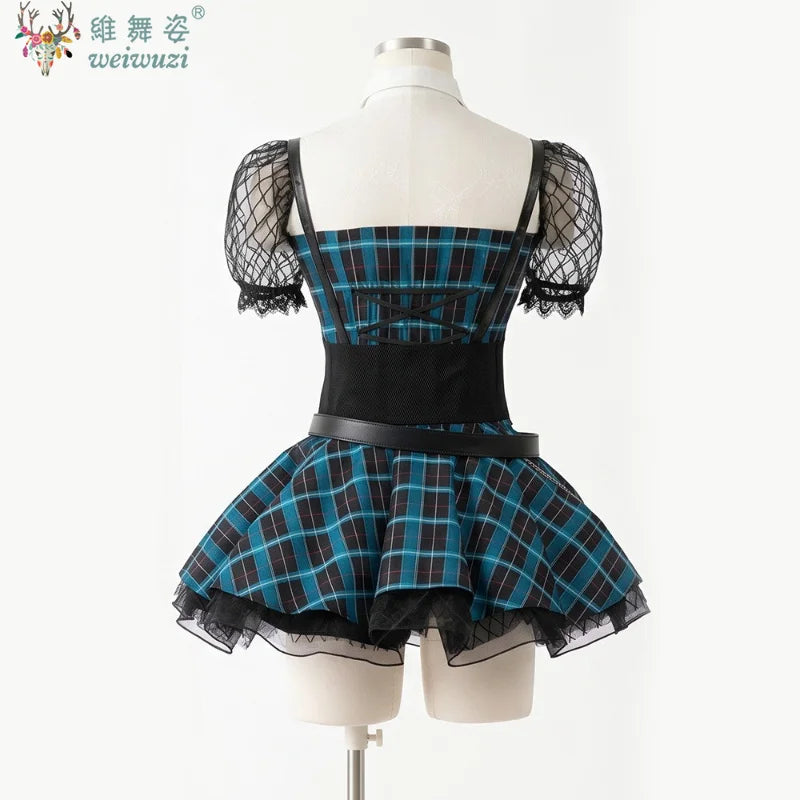 Halloween Monster Cos High Cosplay Costume Women's SexyGothic Dress Up Party Fantasy Uniform Campus Style Dress Comic Con Outfit