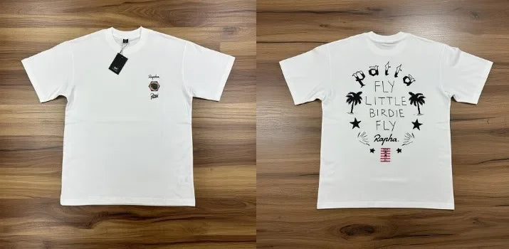 New Arrival Patta Tshirt American Street Style with Palm Tree Star Print Man Short Sleeve Tops