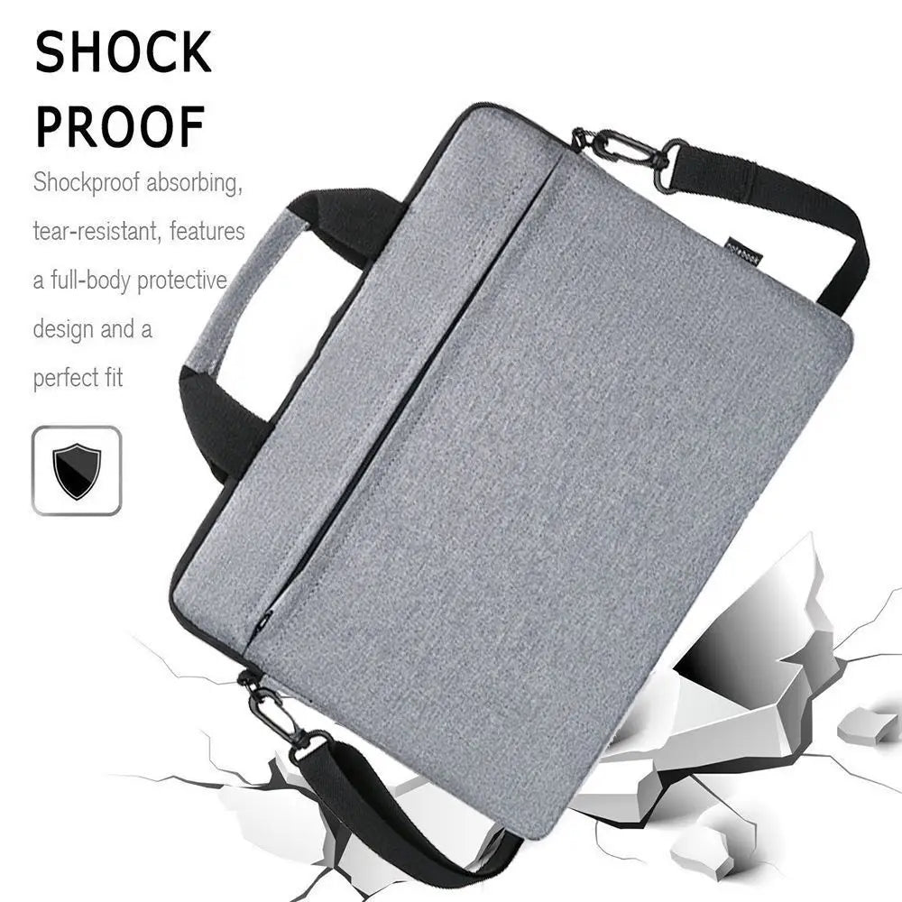Universal Laptop Sleeve Case Shockproof Large Capacity Laptop Handbag Ultra Thin Business Notebook Cover Tablet Protective Pouch