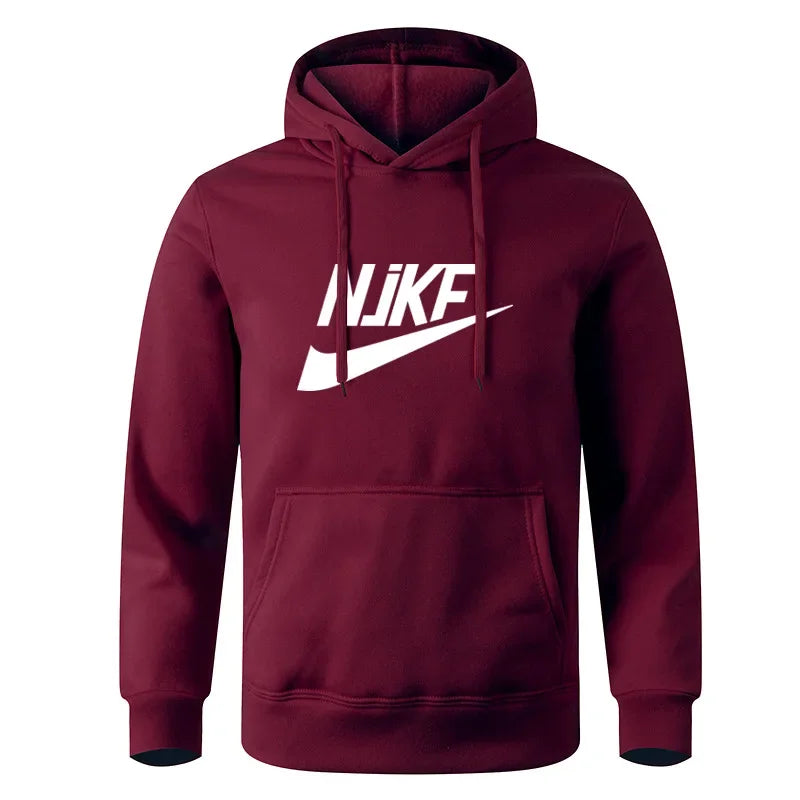 New autumn and winter men's and women's fleece hoodies for foreign trade, casual sports, fashionable men's hoodies