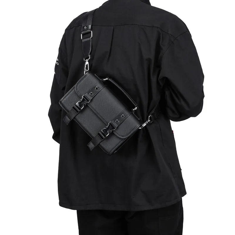 Fashion Plaid Men's Crossbody Bag Large Capacity Shoulder Messenger Bag Men Luxury Flap Crossbody Bags Male Rectangle Handbags