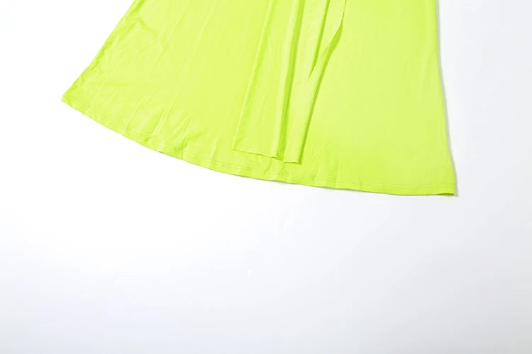 Weird Puss Backless Tassel Dress Women Peach Buttock Pleated Patchwork Solid Halter Sleeveless Midnight Clubwear Party Vestidos
