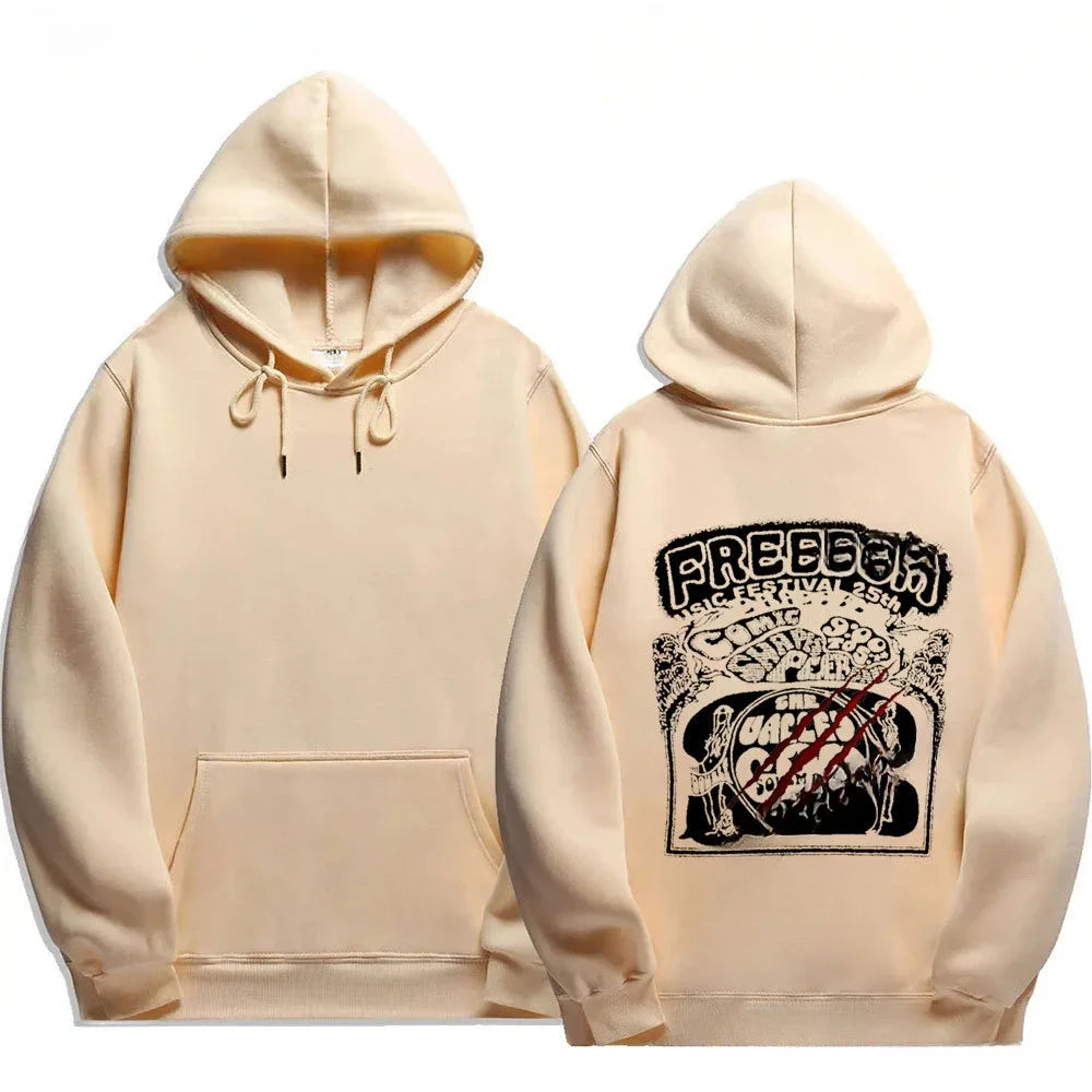 2026  New Style  Cry of  Fear Hoodies  Double Sided   Men's  Women's  Sweatshirt  Unisex  Long-sleeved  Hoodie  Size S-3XL