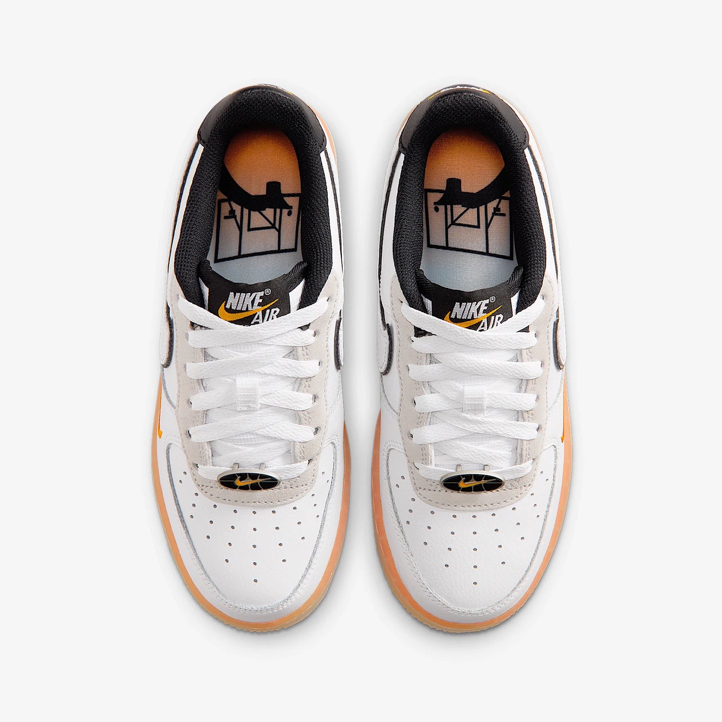 Nike Authentic Air Force 1 GS Women's Youth Breathable Sports Shoes IQ0205-100