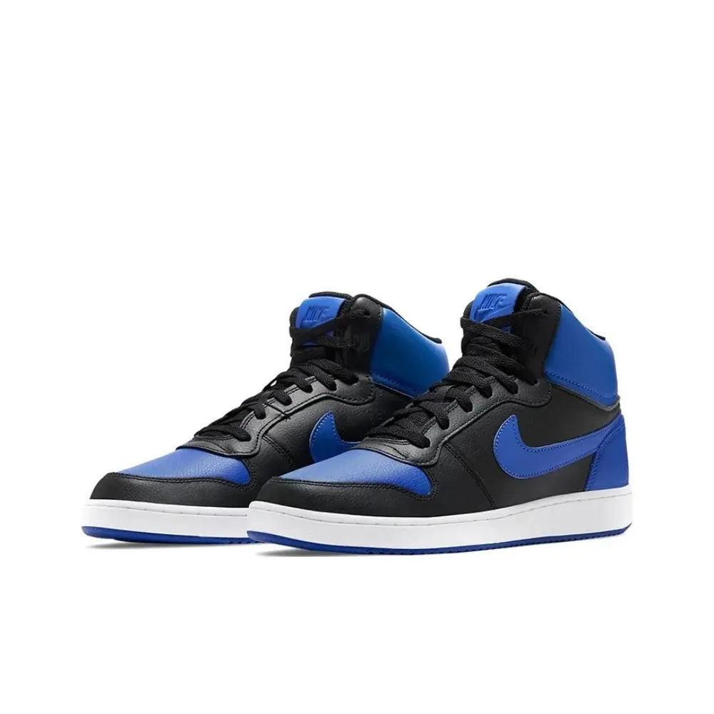 Nike EBERNON Unisex Mid-Top Skate Shoes - Durable Support, Enhanced Cushioning for Skateboarding & Daily Comfort AQ1773-001