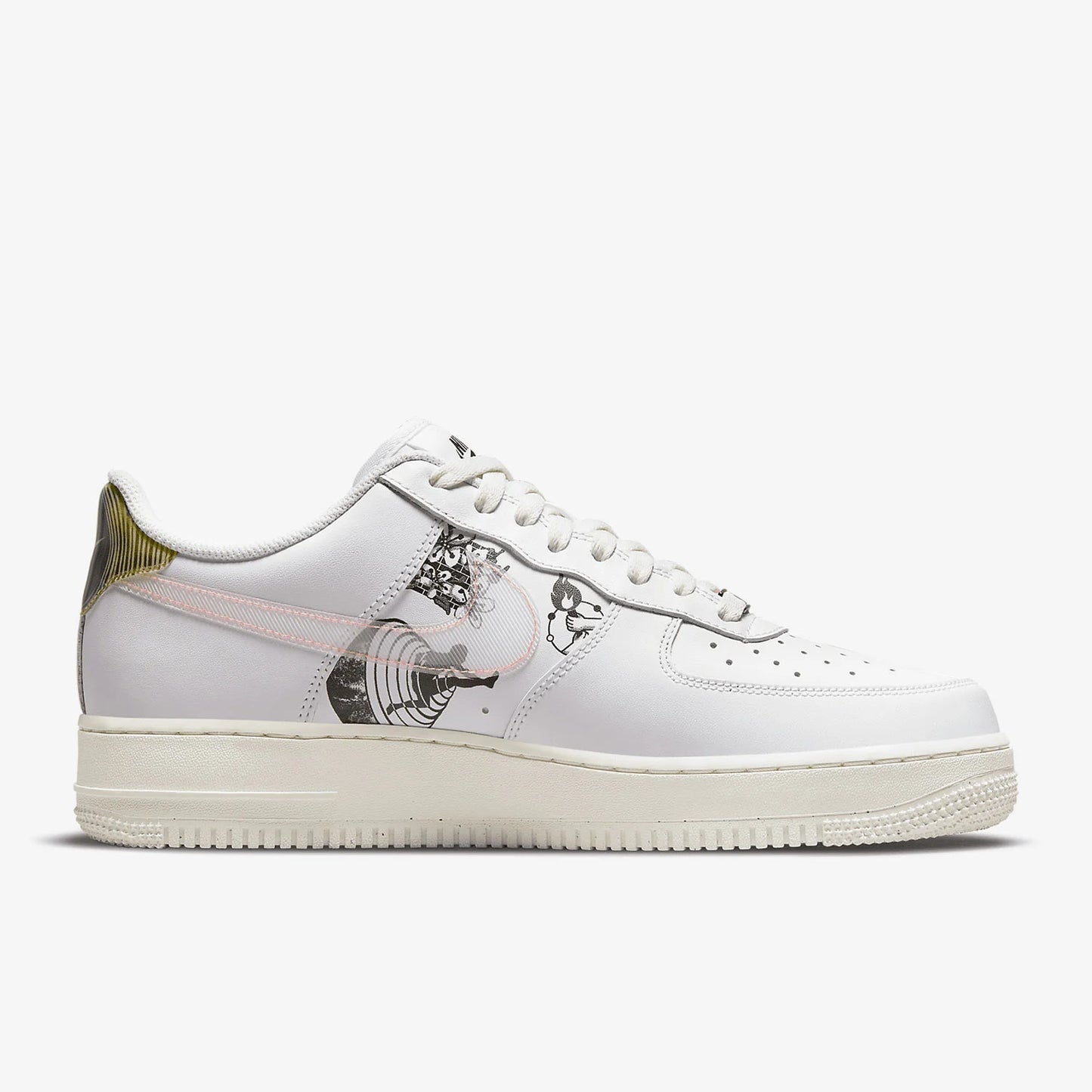 Nike genuine AIR FORCE 1 low cut men's sports and leisure board shoes DM5447-111