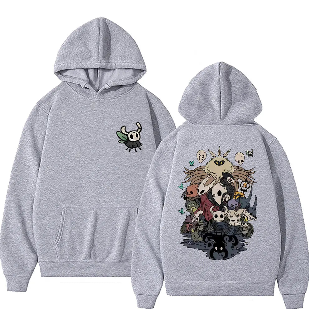 Game Hollow Knight Graphic Hoodie Men Women Fashion Vintage Oversized Streetwear Unisex Premium Fleece Cotton Pullover Hoodies