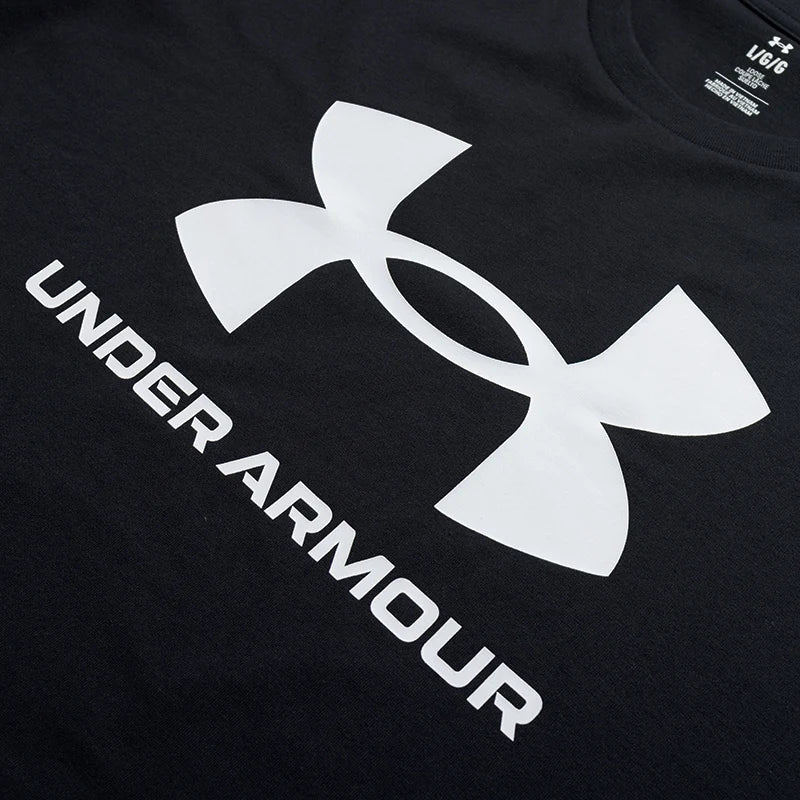 Underarmour T-Shirt Men's Sportstyle Men's Top Running Training Wear Comfortable Breathable Casual Round Neck Short-Sleeved 1382911-001