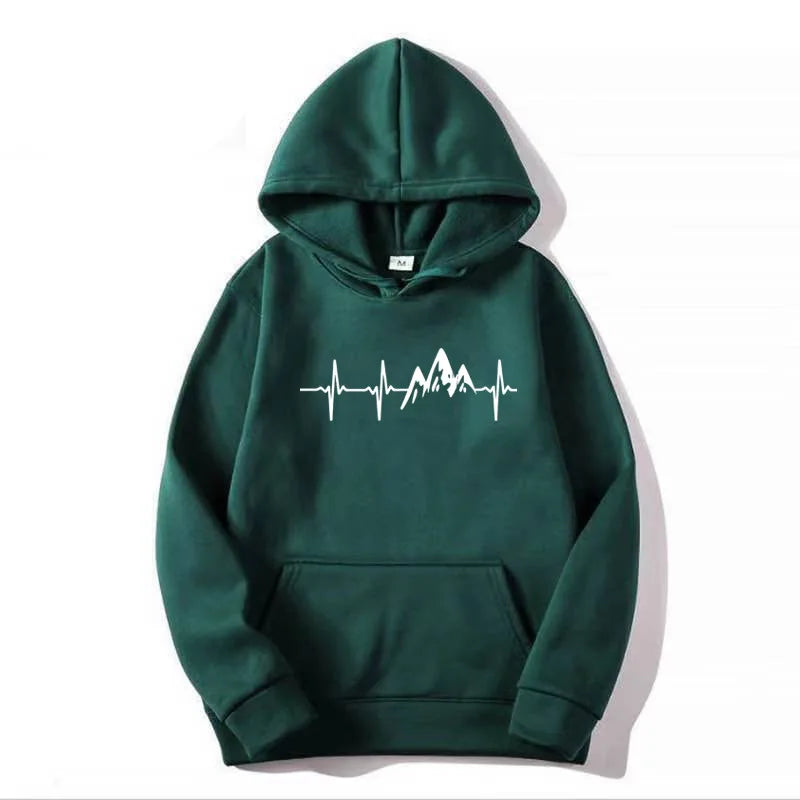 Men's and Women's Casual Hoodies Autumn and Winter New Street Fashion Casual Sportswear Soft Loose Long-Sleeved Adult Pullover