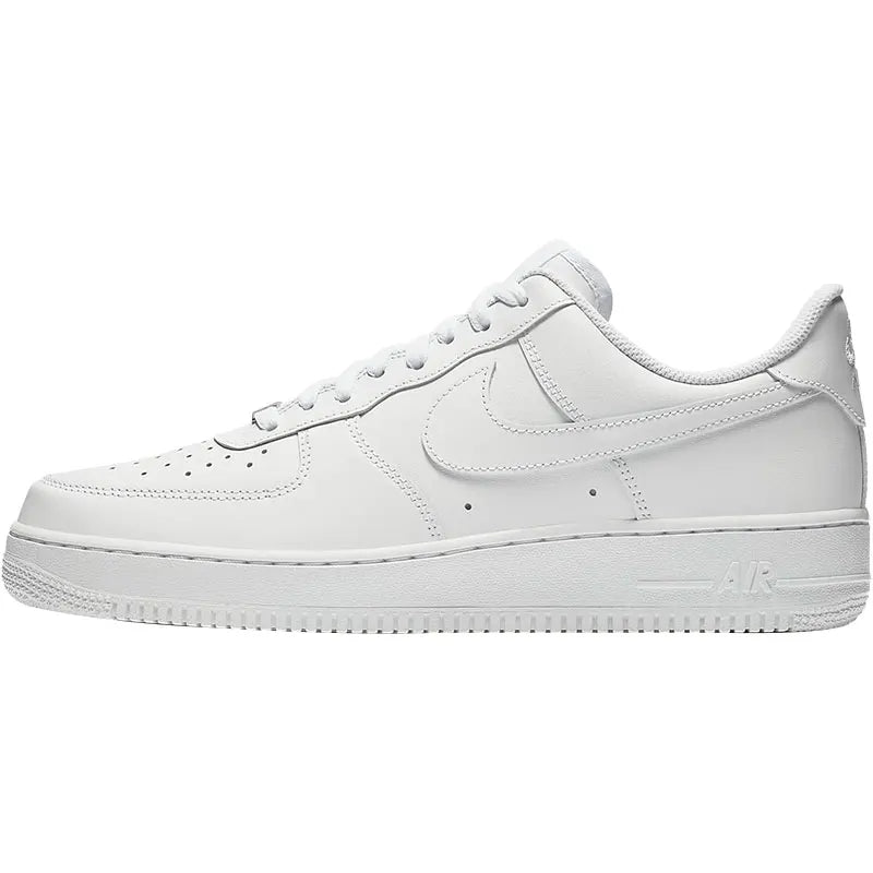 Nike Official Authentic AIR FORCE 1 Men's Casual Wear resistant Fashion Board Shoes CW2288-111