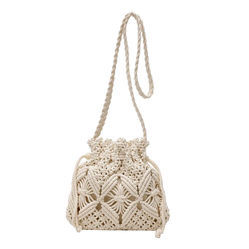 LEFTSIDE Weave Small Shoulder Bags for Women 2025 New Summer Knit Crossbody Bag Females Weave Raffia Beach Bags Handbags
