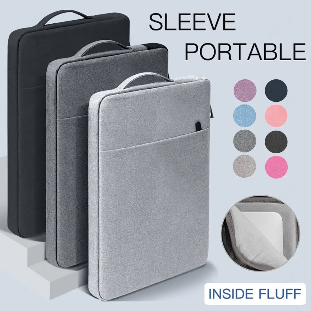 Laptop Sleeve for MacBook Pro Air Xiaomi Huawei HP Dell Lenovo 11 14 15.6 Inch Notebook Case Cover Handbag