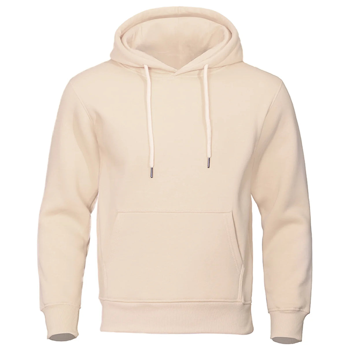 Winter Solid Color Men Hoodies Fleece Warm Mens Sweatshirt Fashion Men Fleece Warm  Sweatshirt
