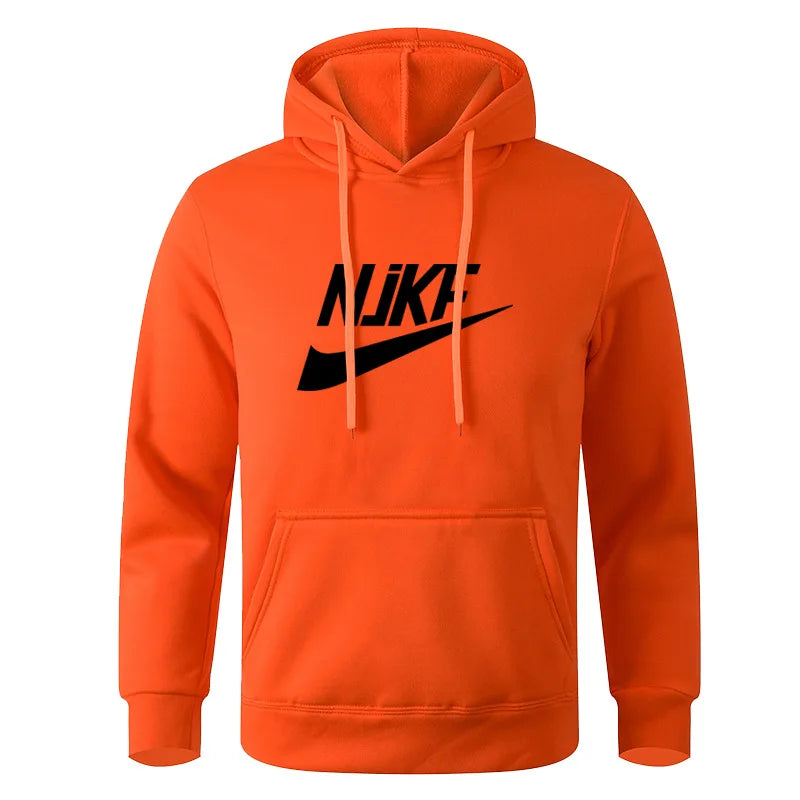 New autumn and winter men's and women's fleece hoodies for foreign trade, casual sports, fashionable men's hoodies