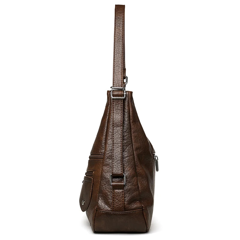 High Quality Large Capacity 3 In 1Women Backpack Luxury Soft Leather Shoulder Crossbody Bag For Women Fashion Ladies Handbag Sac
