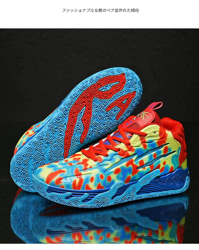 Three Ball Three Generation Lamelo Ball MB.01 Basketball Shoes Men's Actual Combat Cushioned Low-Top Sneakers Cushioned Rebound