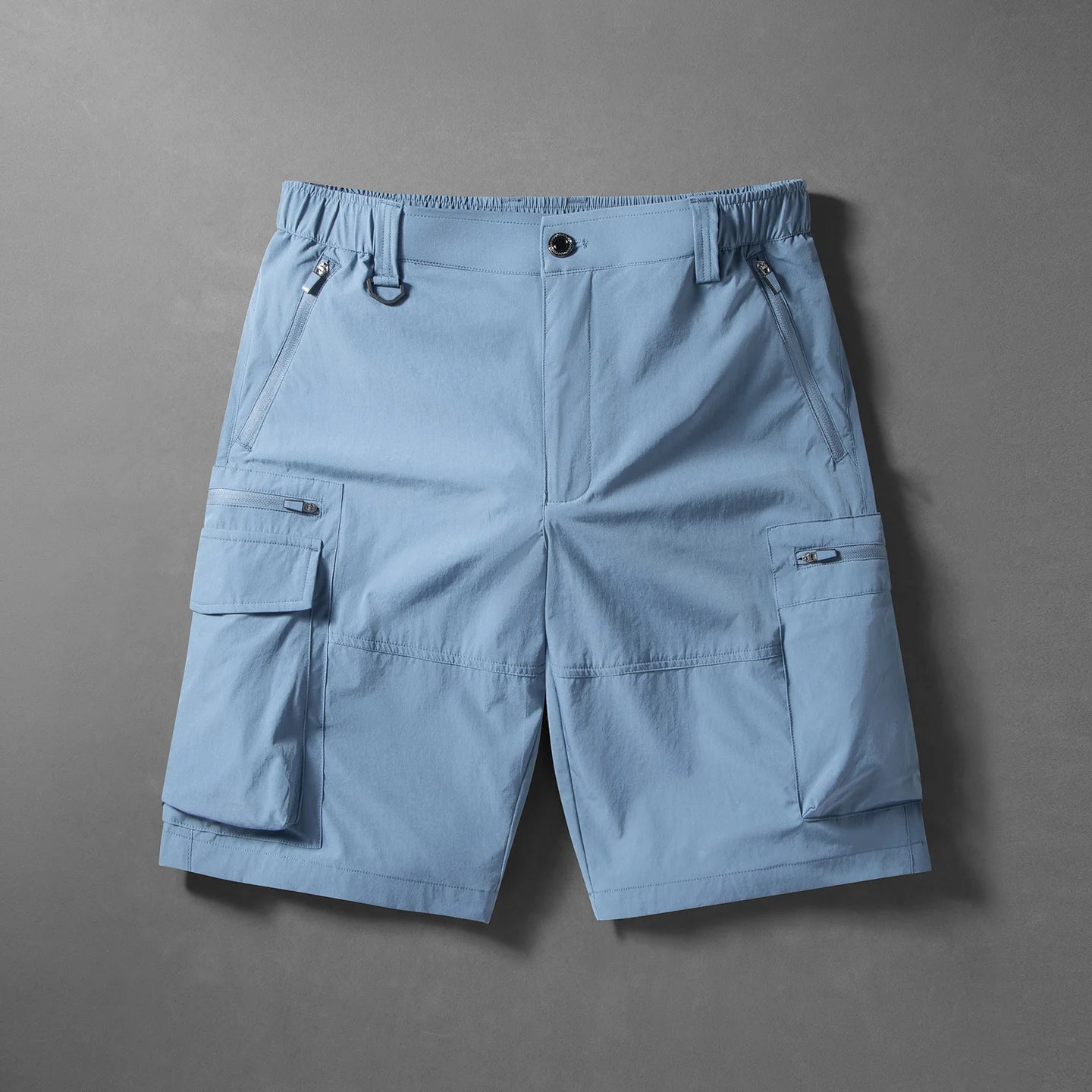 Men's Summer Ice Silk Loose Shorts Outdoor Sports Quick Dry Beach Casual Cargo Five-Point Pants Soft Breathable Daily Sports