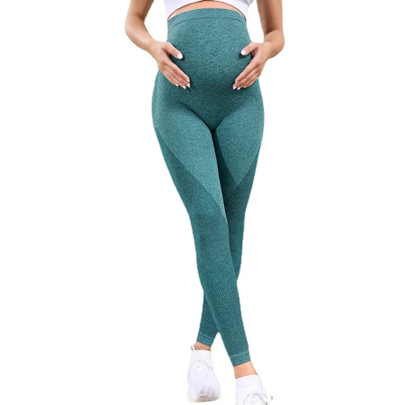 Pregnant Women Leggings Long Pants Maternity Sports Gym High Waist Pants Belly Support Skinny Maternity Legging Body Shaper