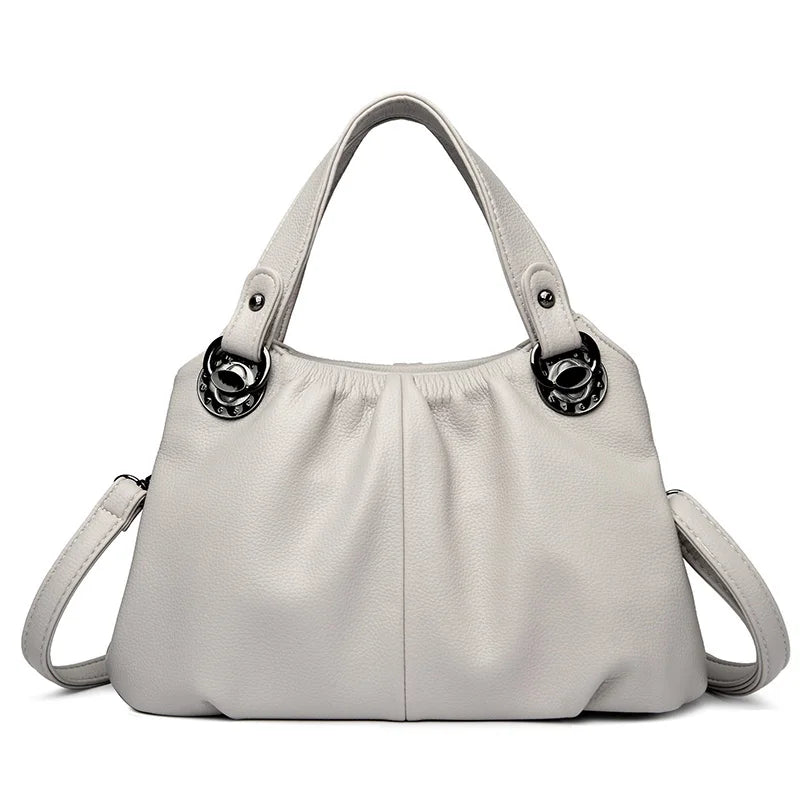 Fashion Lady Crossbody Bag Luxury Genuine Leather  Trend Women Shoulder Bags High Quality Vintage Large Capacity Handbag Bolsos