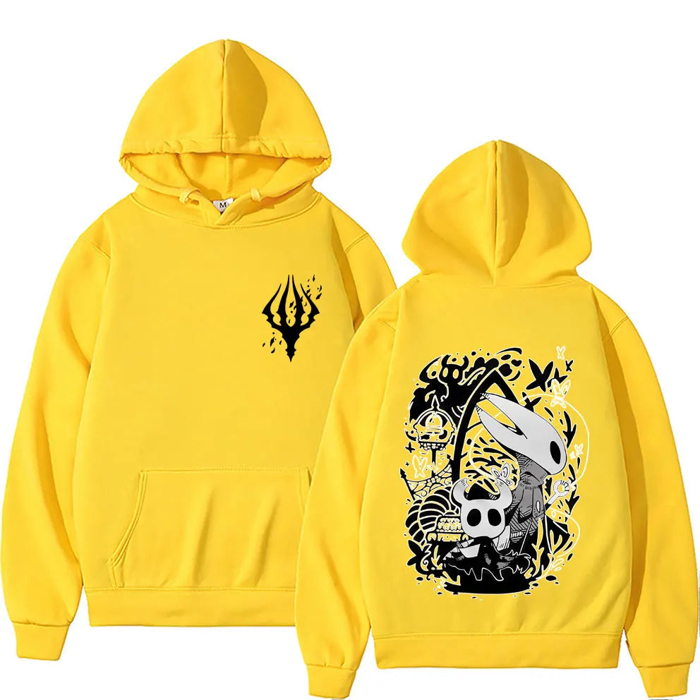 Game Hollow Knight Graphic Hoodie Men Women Clothing Cotton Casual Oversized Streetwear Male Vintage Fleece Hoodies Fans Gift