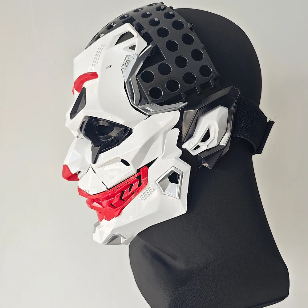 Cyberpunk Masks Clown Braids 2d Cosplay Resin Custom Products Halloween Anime Role-Playing Props And Gifts Toys