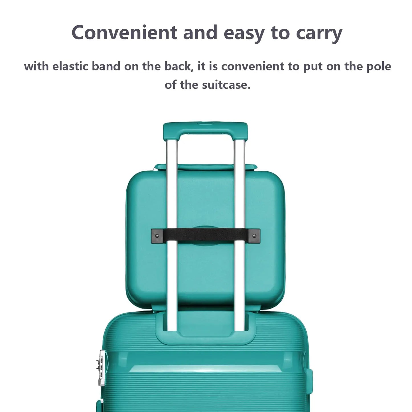 KONO cosmetics Case WOMEN'S & girls Hard Case Small Beauty Case hand luggage Cabin Luggage Practical & Compact