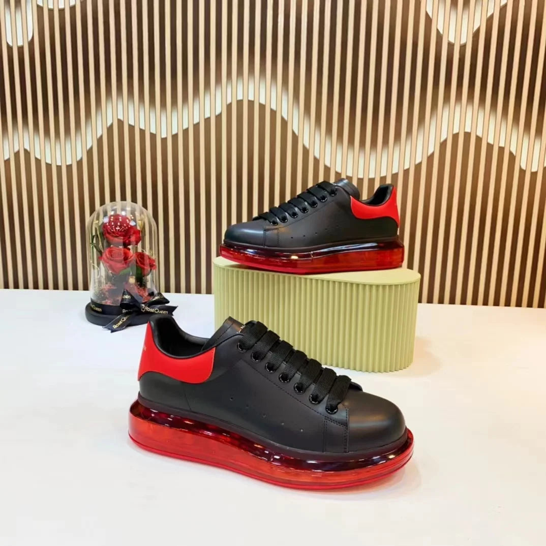 Handcrafted Leather Casual Sneakers Man Platform Trainers Unisex Originality Flat Loafers Men's Footwear