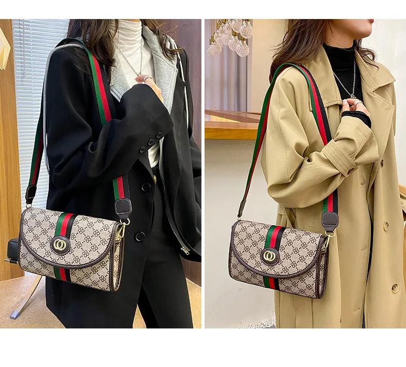High-End Fashion Women's Envelope Shoulder Messenger Bag Versatile New Style Handbag for All Seasons